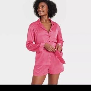 Auden Pink Striped Pajama Set